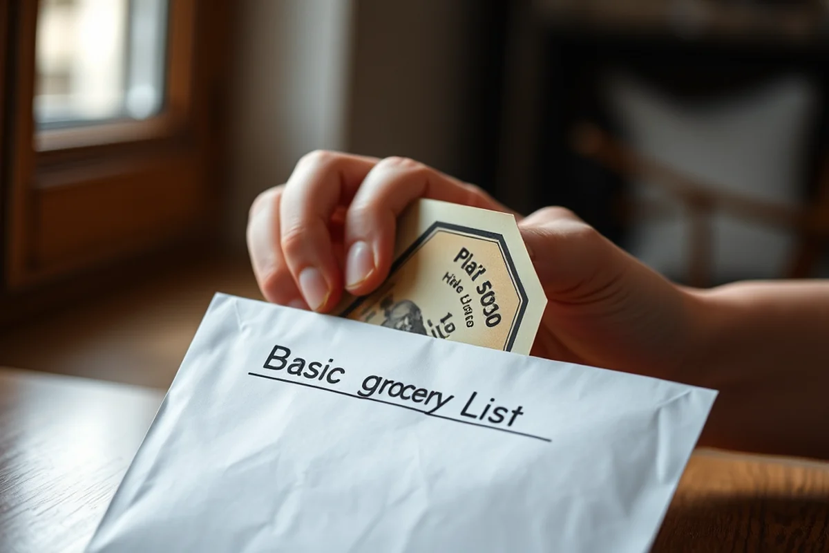basic grocery list — Basic Grocery List (step by step)